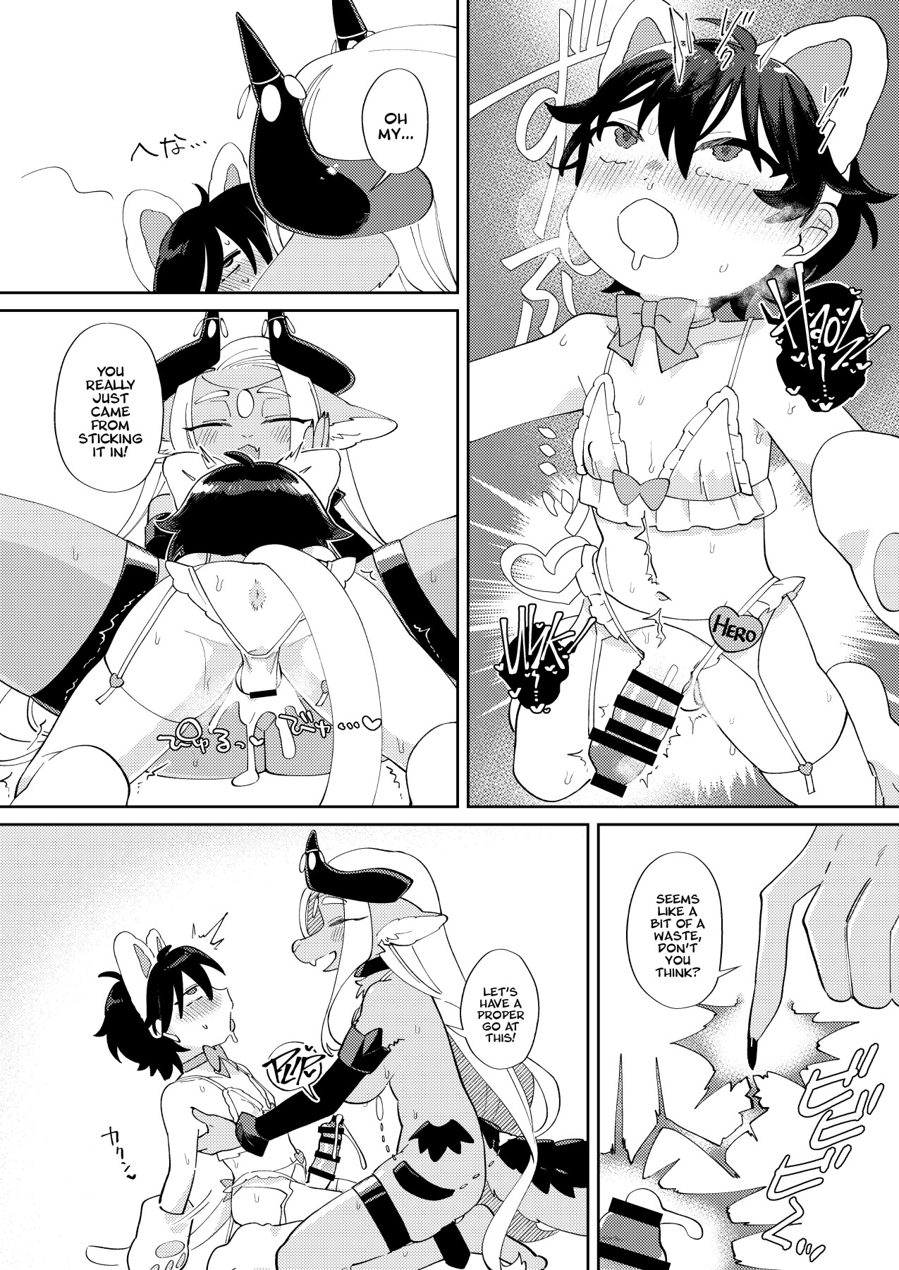 Hentai Manga Comic-The Demon Queen Was Invincible So The Hero Got All His Power Sucked From Him & Ended Up As Her Pet!-Read-27